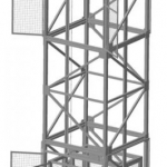 Эскиз шахтного подъемника ПК «Подъемное Оборудование»