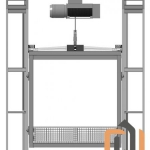 Эскиз двухмачтового подъемника ПК «Подъемное Оборудование»